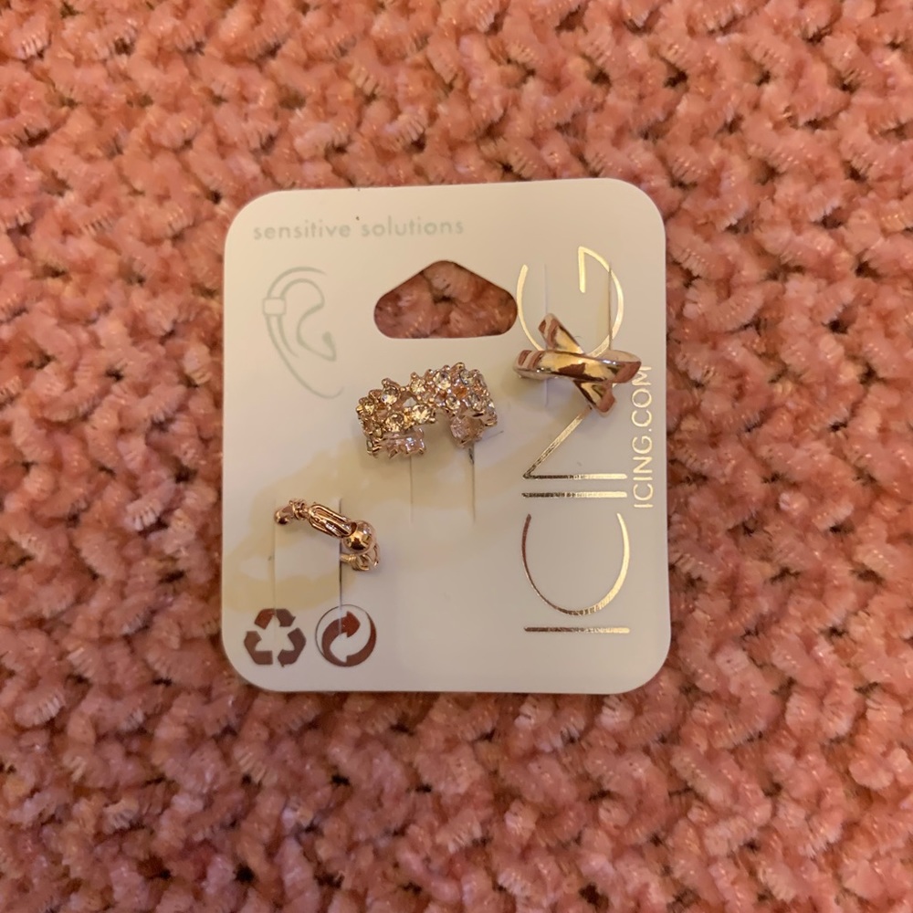 3 piece ear clips😍🔥